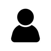 Man icon. Black icon. Person symbol